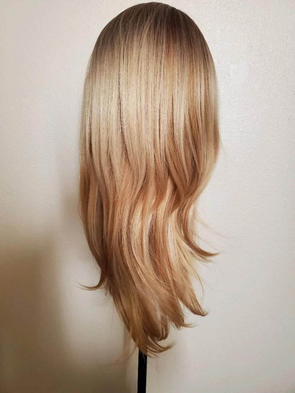 Haircube Realistic Blonde Curtain Bang Synthetic Wig